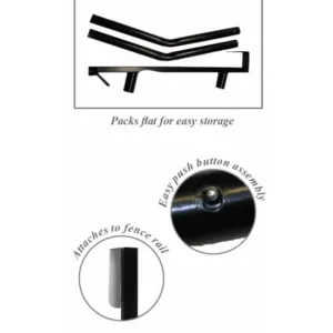 Portable Collapsible Saddle and Bridle Rack