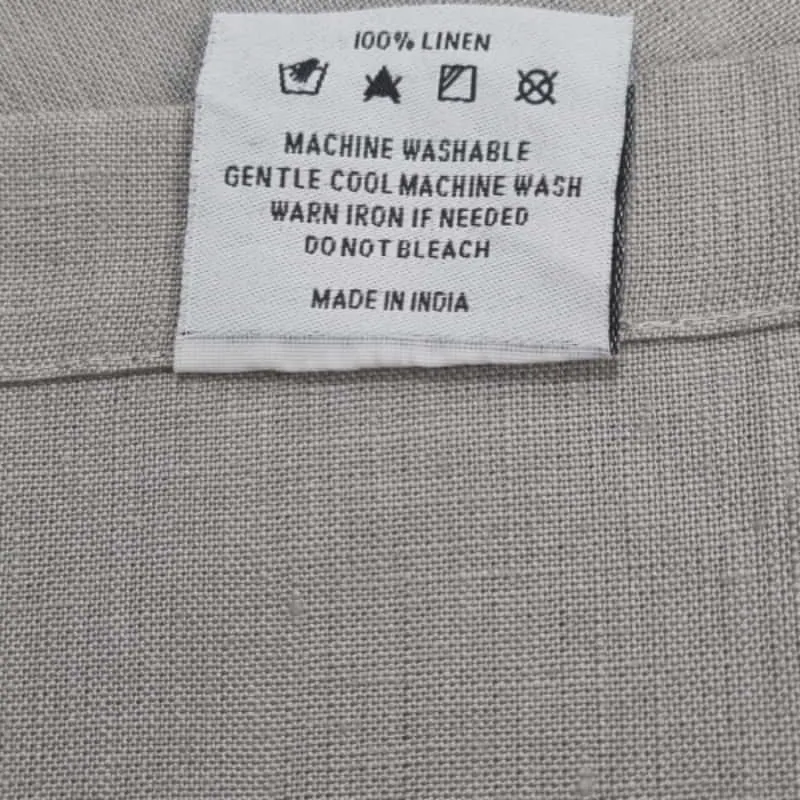 RANS Venice Linen Grey Tablecloth