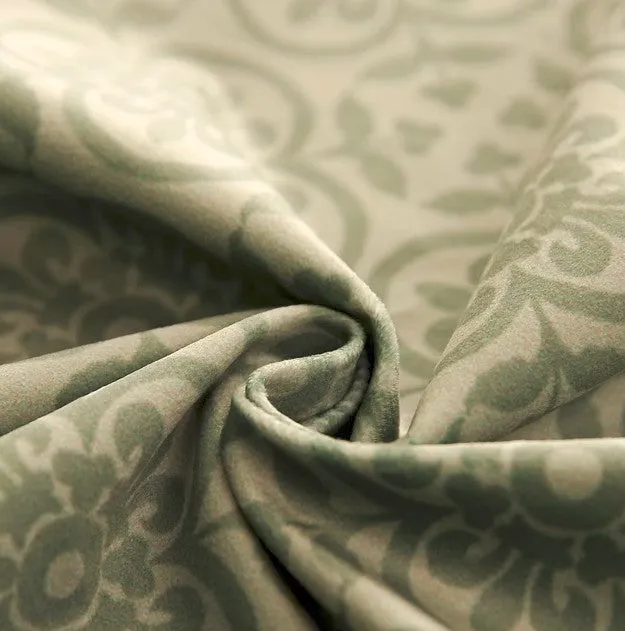 Rectangle Table Cover Ideas for Dining Table, Square Tablecloth for Round Table, Green Flower Pattern Table Cover for Kitchen, Outdoor Picnic Tablecloth