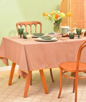 Rectangle Table Covers for Dining Room Table, Square Tablecloth for Coffee Table, Cotton Chequer Rectangular Tablecloth for Kitchen, Table Cloth