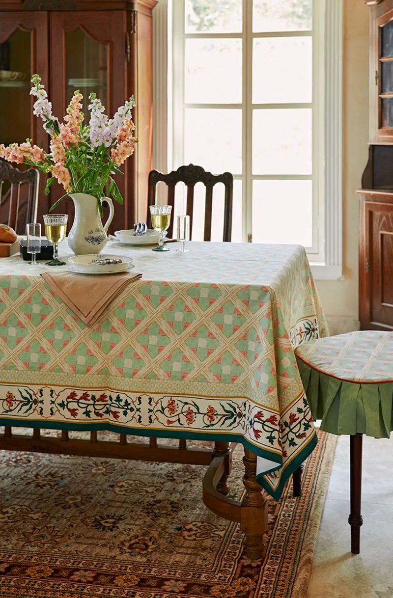 Rectangle Tablecloth for Dining Room Table, British Mid Century Fiberflax Tablecloth, Square Tablecloth for Coffee Table, Farmhouse Table Cloth, Wedding Tablecloth, Waterproof Tablecloth