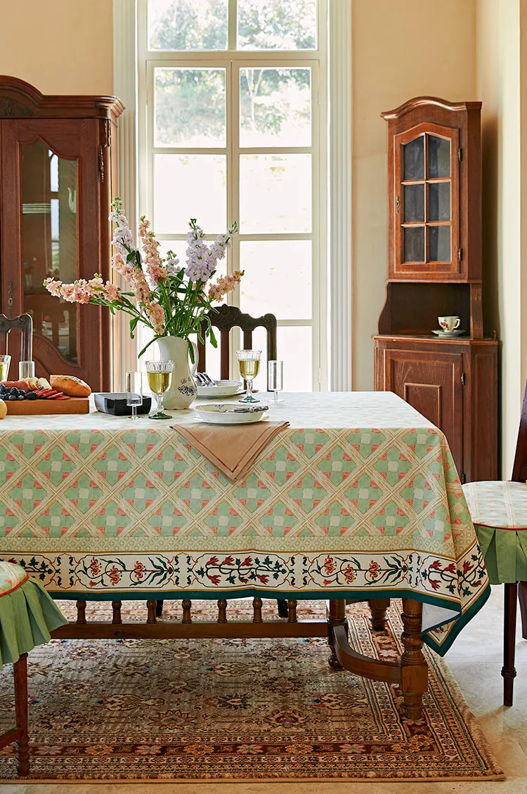 Rectangle Tablecloth for Dining Room Table, British Mid Century Fiberflax Tablecloth, Square Tablecloth for Coffee Table, Farmhouse Table Cloth, Wedding Tablecloth, Waterproof Tablecloth