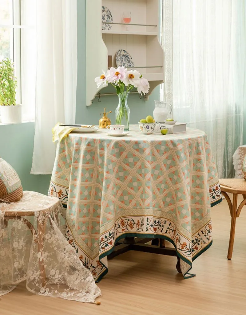 Rectangle Tablecloth for Dining Room Table, British Mid Century Fiberflax Tablecloth, Square Tablecloth for Coffee Table, Farmhouse Table Cloth, Wedding Tablecloth, Waterproof Tablecloth