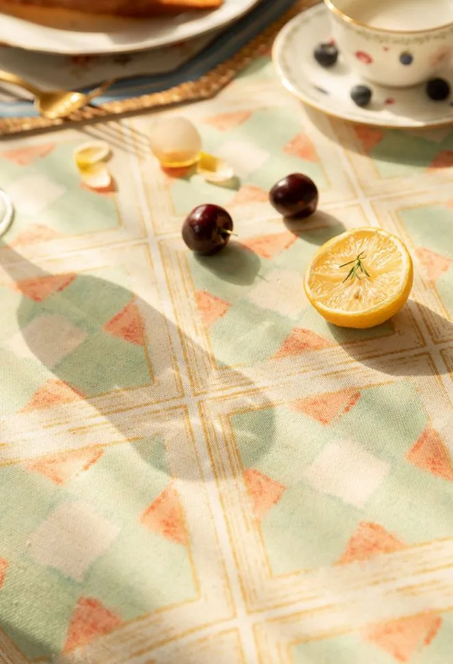 Rectangle Tablecloth for Dining Room Table, British Mid Century Fiberflax Tablecloth, Square Tablecloth for Coffee Table, Farmhouse Table Cloth, Wedding Tablecloth, Waterproof Tablecloth