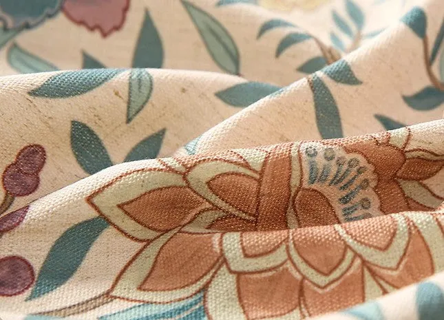 Rectangle Tablecloth Ideas for Dining Table, Flower Farmhouse Table Cover, Extra Large Modern Tablecloth, Square Linen Tablecloth for Coffee Table