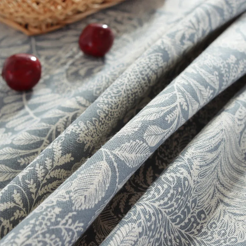 Rectangular Dining Table American Rustic Style Tablecloth Polyester Water and Oil Resistant Printed Tablecloth Tablecloth