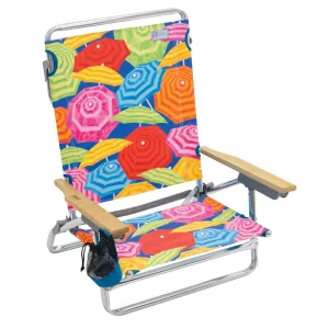 RIO Beach | Classic 5-Position Lay-Flat Beach Chair - Print