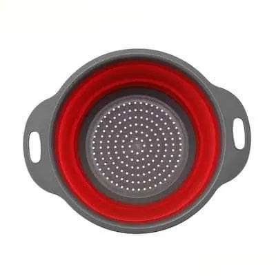 Round Foldable Silicone Colander