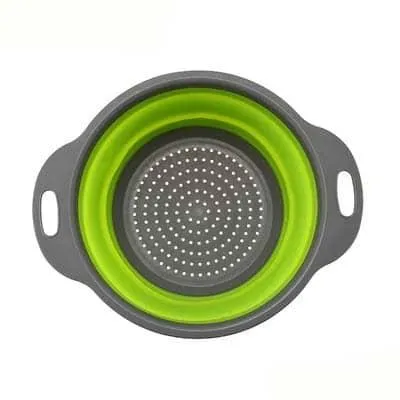 Round Foldable Silicone Colander