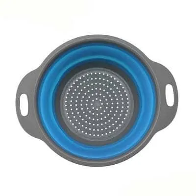Round Foldable Silicone Colander