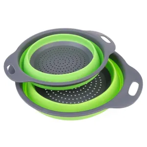 Round Foldable Silicone Colander