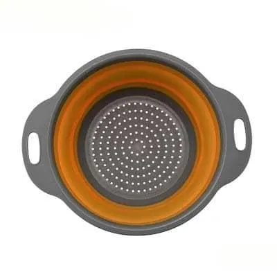 Round Foldable Silicone Colander