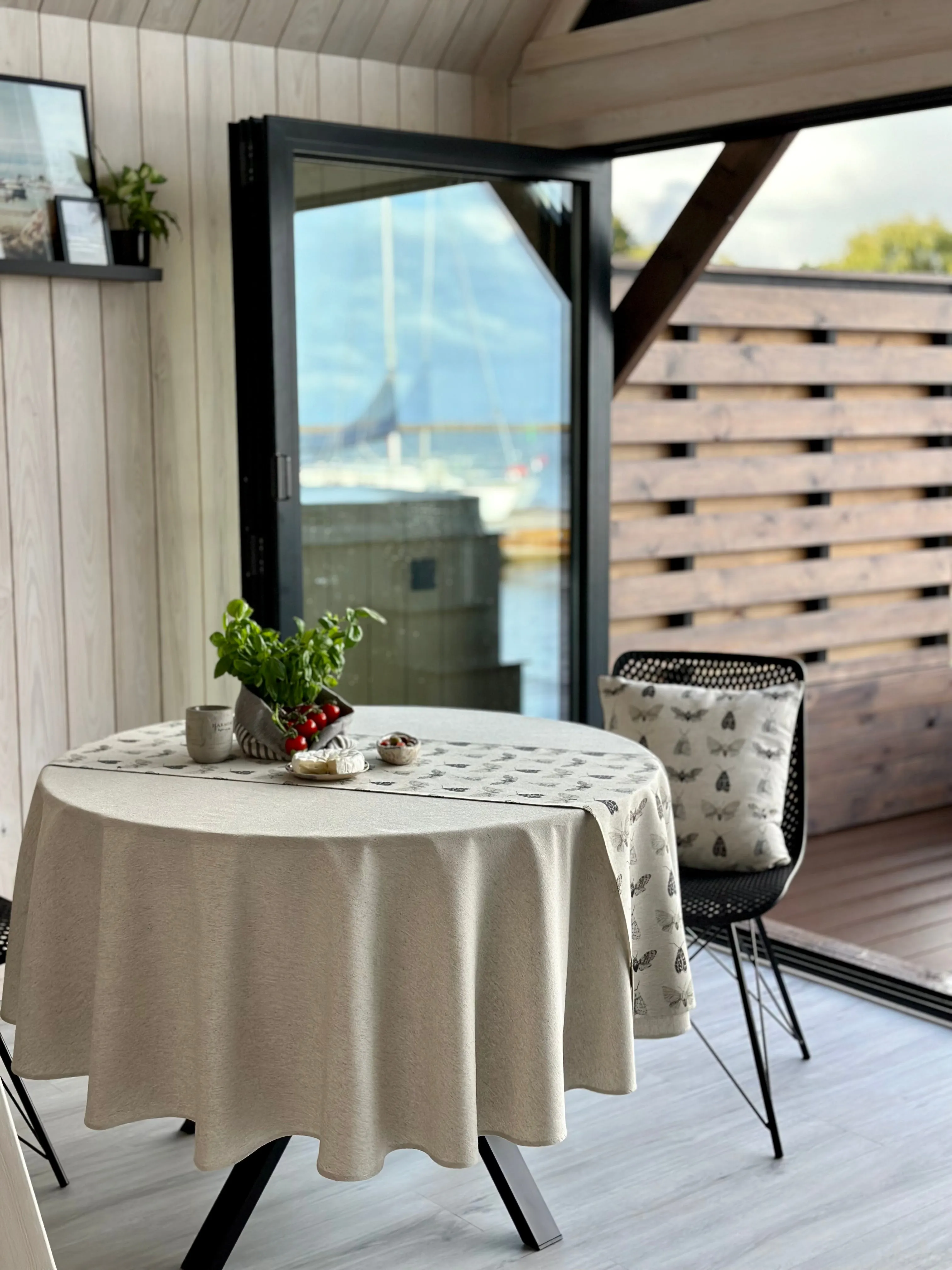 Round Tablecloth, Recycled fabric | Nord 3