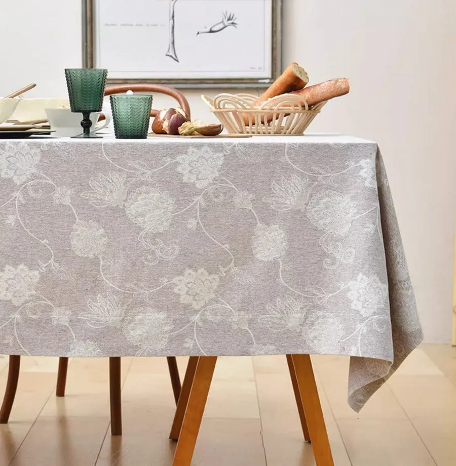 Rustic Table Covers for Kitchen, Country Farmhouse Tablecloth, Square Tablecloth for Round Table, Large Rectangle Tablecloth for Dining Room Table
