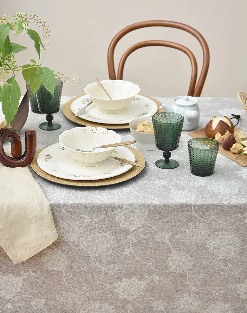 Rustic Table Covers for Kitchen, Country Farmhouse Tablecloth, Square Tablecloth for Round Table, Large Rectangle Tablecloth for Dining Room Table
