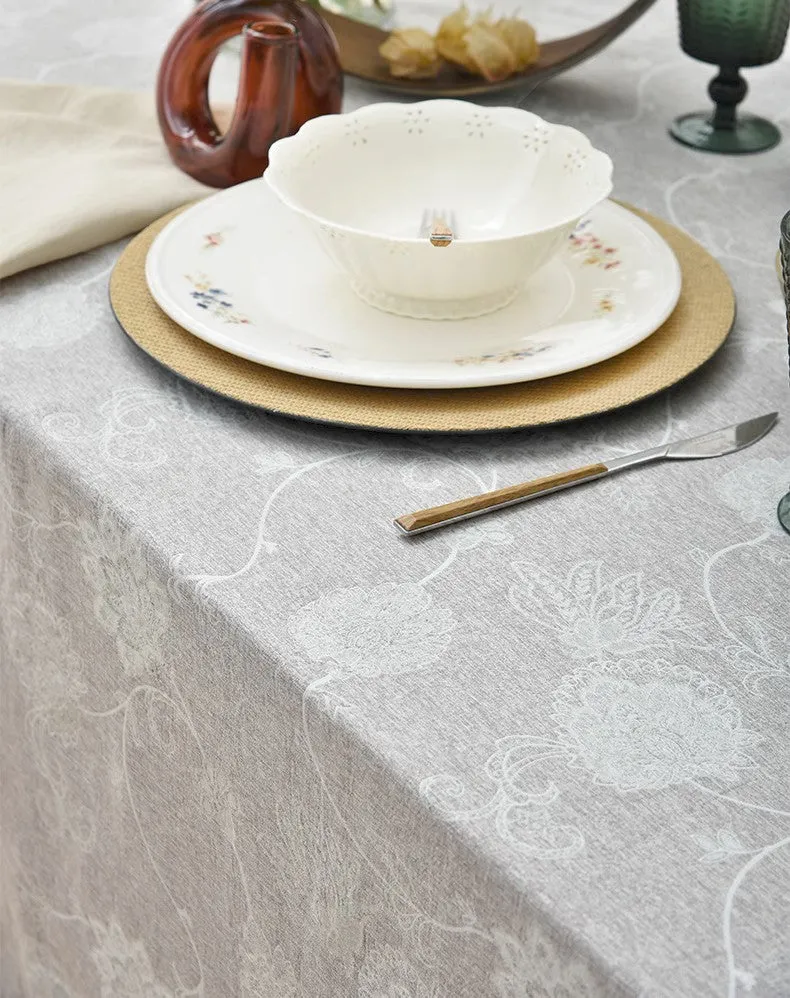 Rustic Table Covers for Kitchen, Country Farmhouse Tablecloth, Square Tablecloth for Round Table, Large Rectangle Tablecloth for Dining Room Table