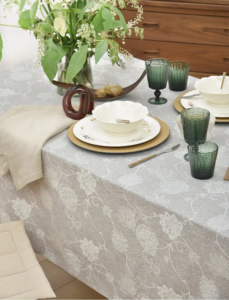 Rustic Table Covers for Kitchen, Country Farmhouse Tablecloth, Square Tablecloth for Round Table, Large Rectangle Tablecloth for Dining Room Table