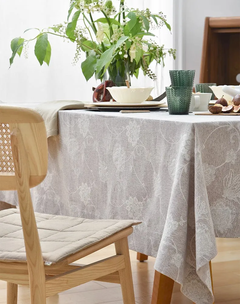 Rustic Table Covers for Kitchen, Country Farmhouse Tablecloth, Square Tablecloth for Round Table, Large Rectangle Tablecloth for Dining Room Table