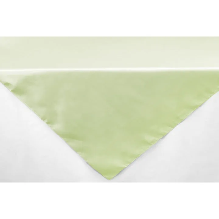 Satin Square 72"x72" Table Overlay - Sage Green
