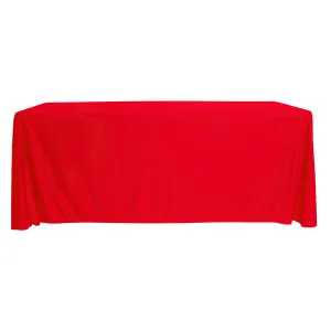Scuba 90"x156" Rectangular Oblong Tablecloth - Red