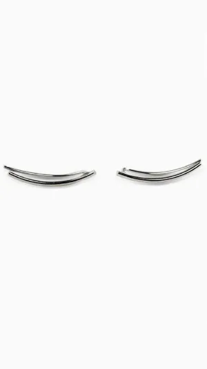 Sloane Modern Ear Climbers (Silver)