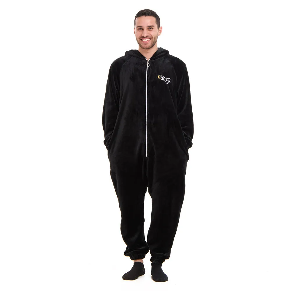 Snuggs Blanket Onesie Black  