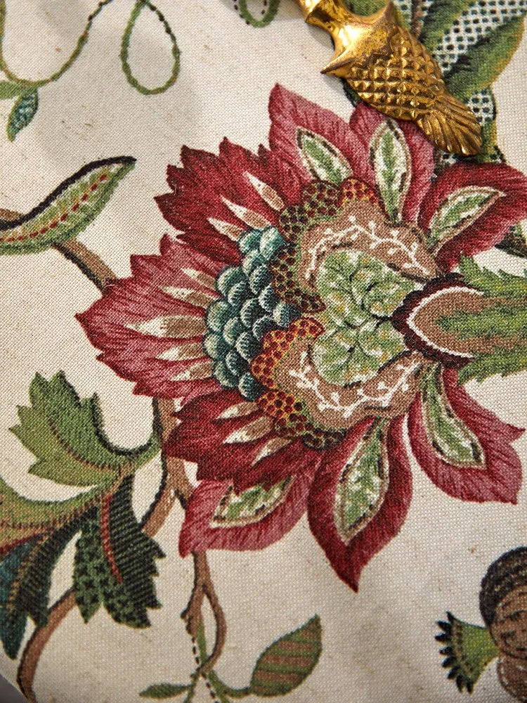 Spring Flower Table Cover for Kitchen, Large Modern Rectangular Tablecloth Ideas for Dining Room Table, Rustic Garden Floral Tablecloth for Round Table