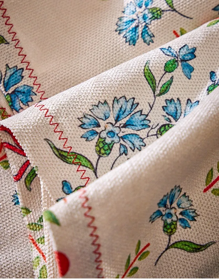 Spring Flower Table Covers for Round Table, Large Modern Rectangle Tablecloth for Dining Table, Farmhouse Table Cloth for Oval Table, Square Tablecloth for Kitchen