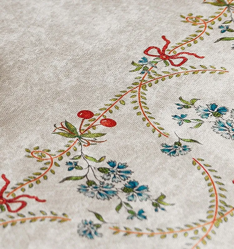 Spring Flower Table Covers for Round Table, Large Modern Rectangle Tablecloth for Dining Table, Farmhouse Table Cloth for Oval Table, Square Tablecloth for Kitchen