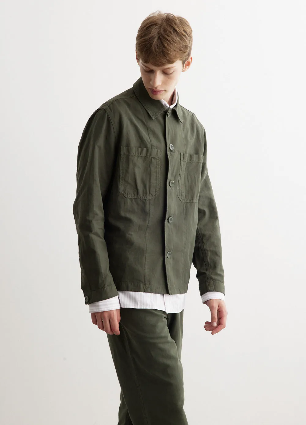 Tyge Cotton Linen Overshirt