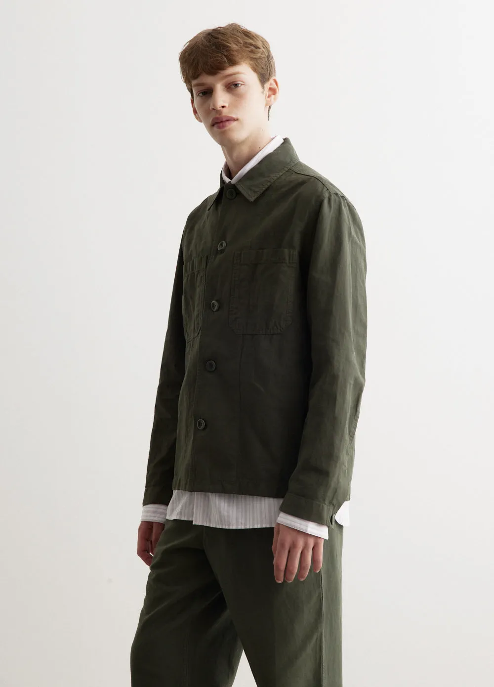 Tyge Cotton Linen Overshirt