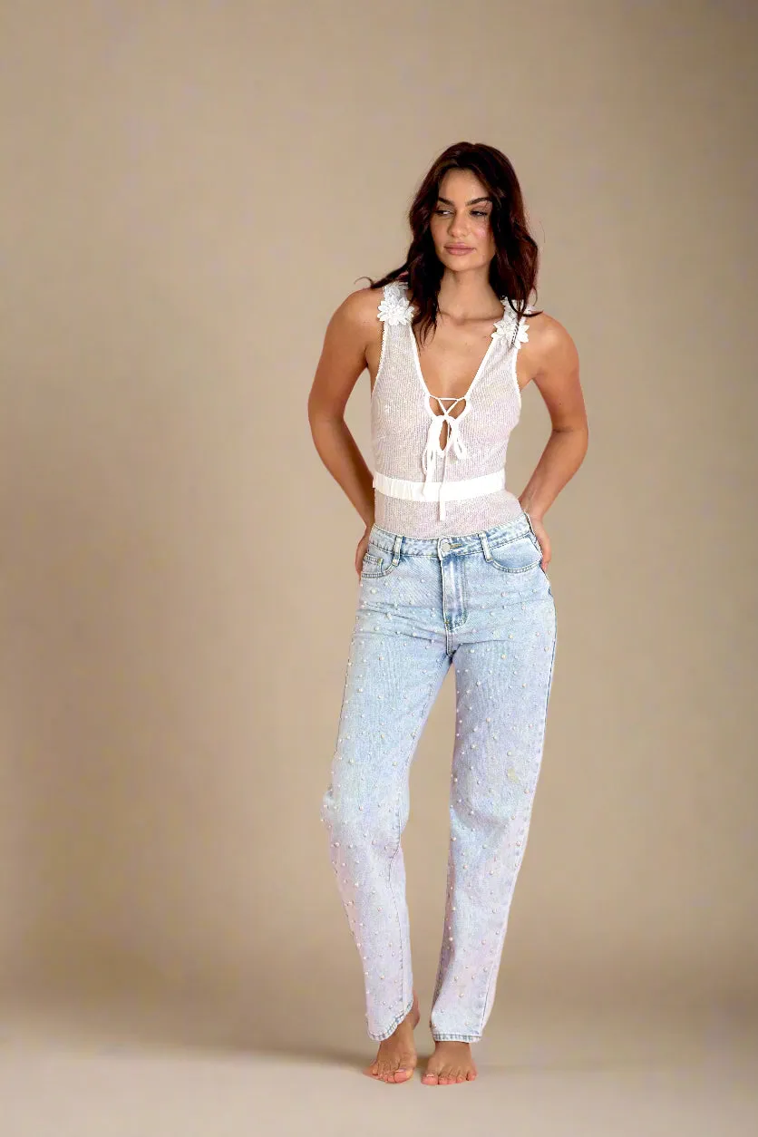 Unlined Plunge Sequin Bodysuit