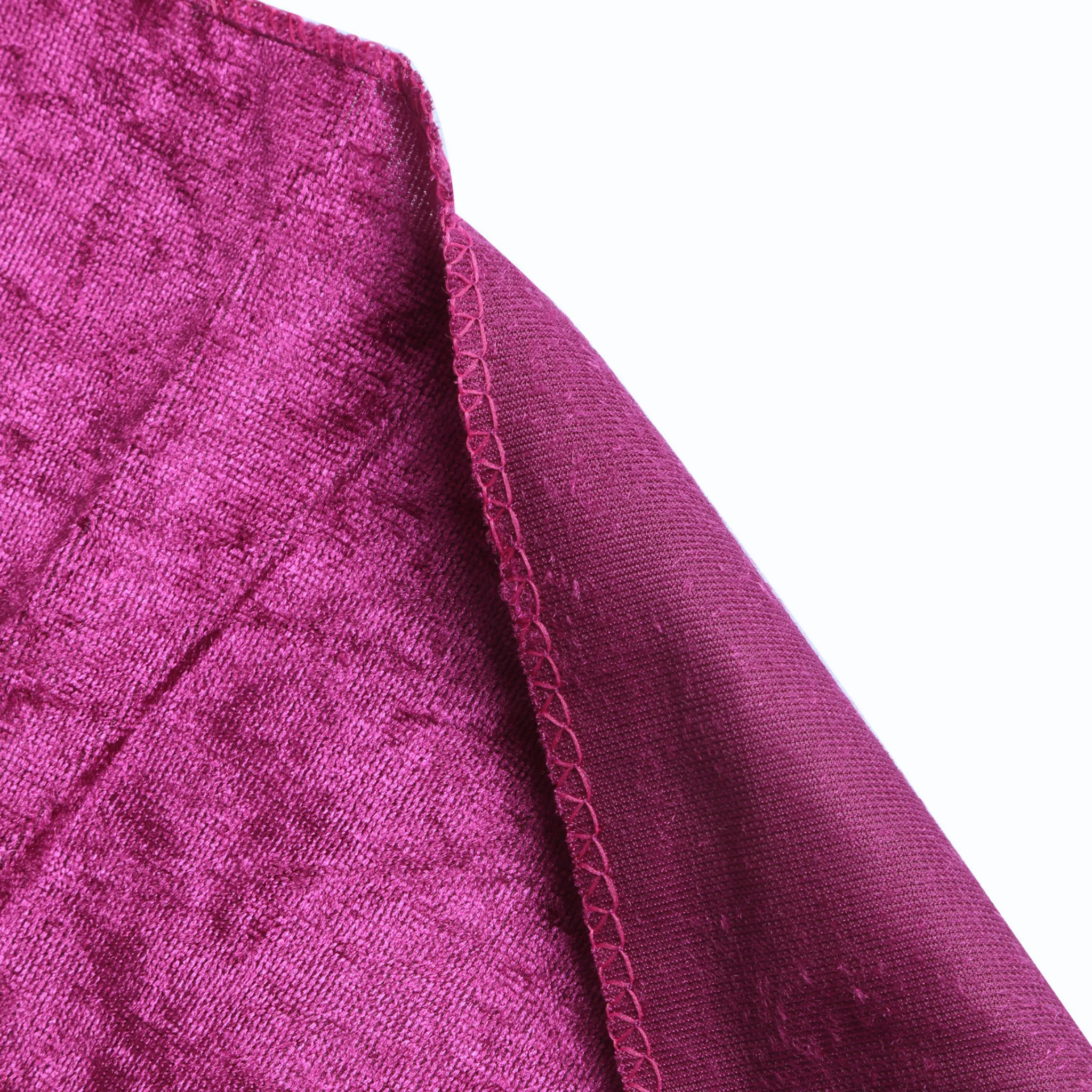 Velvet 90"x132" Rectangular Tablecloth - Magenta