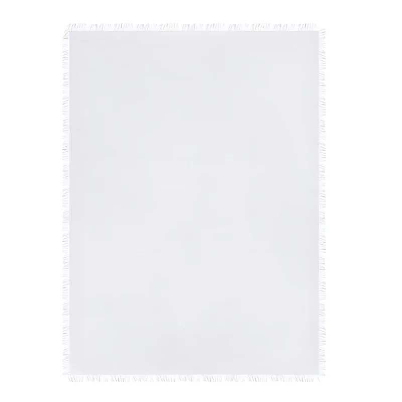 Vintage Design Gypsy Linen Cotton White Tablecloth