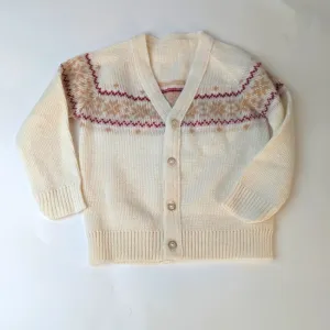 Vintage Infants Cardigan / 6-9 mths
