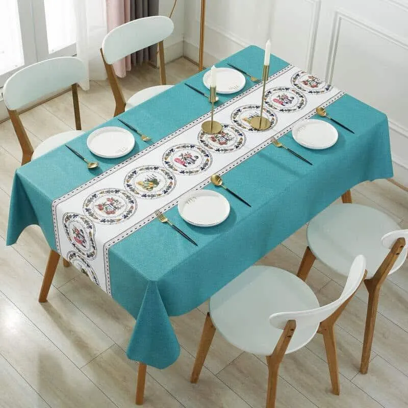 Waterproof PVC Nordic Style Tablecloth