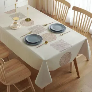 Waterproof PVC Nordic Style Tablecloth
