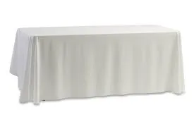 White 2.2m x 3.2m Table Drape